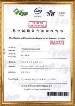 Certification for Safe Transport of Chemical Goods